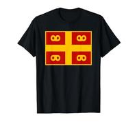 Drapeau Empire Byzantine T-Shirt Graphique avec Valeur, Homme, Noir, M