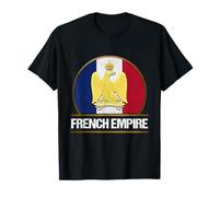 Drapeau Empire Français Napoléon Bonaparte Guerres T-Shirt