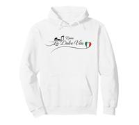 Drapeau en Forme de cœur Rome Italie Couleurs Dolce Love Celebration la Vita Sweat à Capuche