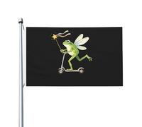 Drapeau « En route pour l'originalité et la construction du caractère » pour Room Guys, drapeau double face amusant pour l'extérieur, 90 x 150 cm, tapisserie « En route pour l'originalité et la