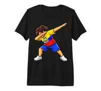 Drapeau équatorien pour Fille Dab Pose T-Shirt Haut de Gamme