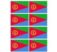 Drapeau Érythrée (8 stickers 9.5x6.3cm) - Sticker/autocollant G