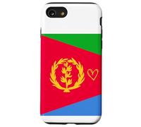 Drapeau érythréen en Forme de cœur Fier, fête Nationale du Patrimoine Coque pour iPhone SE (2020) / 7/8
