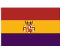 DRAPEAU ESPAGNE 1931-1938 II REPUBLIQUE QUALITÉ SATIN PREMIUM DIMENSION 150X90