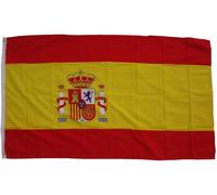 Drapeau Espagne 90 X 150 CM Avec 2 Œillets en Métal à Hisser Bannière WM Em