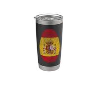 Drapeau Espagne avec empreinte digitale « It is in my DNA » Gobelet isotherme en acier inoxydable double paroi