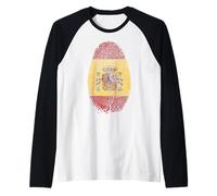 Drapeau Espagne avec Empreinte Digitale « It is in My DNA » Manche Raglan