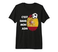 Drapeau Espagne Cadeau Foot Espagne C'est dans Mon ADN T-Shirt Haut de Gamme