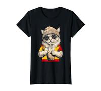 Drapeau Espagne Chat Espagnol Espagnol T-Shirt Graphique avec Valeur
