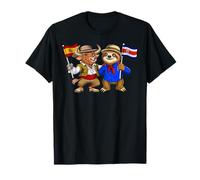 Drapeau Espagne Costa Rica Racines Espagnoles-Costariciennes T-Shirt