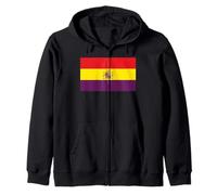 Drapeau Espagne Espagne Deuxième République Drapeau Bandera Barcelone Sweat à Capuche