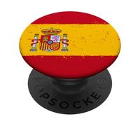 Drapeau Espagne pour España Fierté du Fier Espagnol Expatrié PopSockets PopGrip Adhésif
