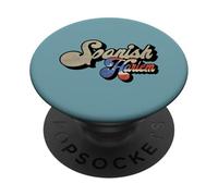 Drapeau Espagnol Harlem portoricain New York Vintage PopSockets PopGrip Adhésif