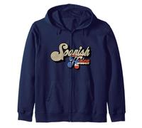 Drapeau Espagnol Harlem portoricain New York Vintage Sweat à Capuche