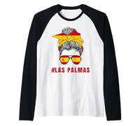 Drapeau Espagnol Las Palmas Espagne Manche Raglan