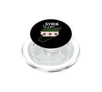 Drapeau et Carte de la Syrie Damas Proud Heritage Design Love Syria PopSockets PopGrip pour MagSafe