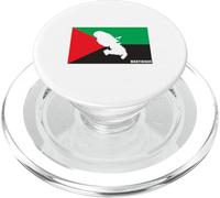 Drapeau et Carte Martinique 972 Cadeau Martiniquais PopSockets PopGrip pour MagSafe