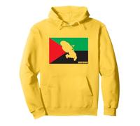 Drapeau et Carte Martinique 972 Cadeau Martiniquais Sweat à Capuche