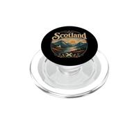 Drapeau et chardons du Loch d'Écosse PopSockets PopGrip pour MagSafe