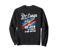 Drapeau et emblème de la RD Congo Jour de l'indépendance du 30 Juin Sweatshirt