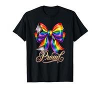 Drapeau et Ruban Proud Progress Pride pour Le Mois de la fierté LGBTQ+ T-Shirt