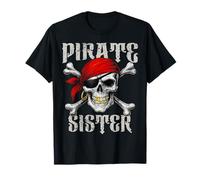 Drapeau et tête de Mort Jolly Roger pour Halloween T-Shirt