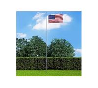 Drapeau Etats-Unis Evénements Sportifs Drapeau National Fête Jardin Extérieur Durable Robuste Equipé de Deux Oillets 90x150 cm