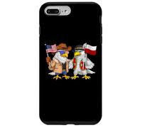 Drapeau États-Unis Pologne Racines Américaines-Polonaises Coque pour iPhone 7 Plus/8 Plus