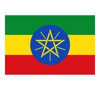 Drapeau Ethiopie - 5x3.3cm - Sticker/Autocollant