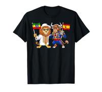 Drapeau Éthiopie Espagne Racines éthiopiennes Fier Espagnol T-Shirt