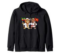 Drapeau Éthiopie Vietnam Racines éthiopiennes Fier héritage Sweat à Capuche