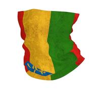 Drapeau Éthiopien Vintage Bandeaux Élastique Cache-Col Ultra-Douce Chapeaux Demi-Visage pour Course À Pied Moto Sports 26X30CM