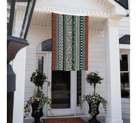 Drapeau ethnique à rayures tortues de 0,9 x 1,5 m double face, ne se décolore pas, drapeau de jardin vertical saisonnier avec œillets en laiton, bannière extérieure, toile de fond personnalisée pour