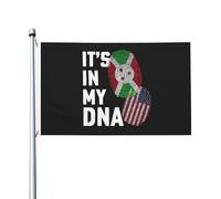 Drapeau extérieur Burundi « It's in MyFlags » en polyester robuste double face de 90 x 150 cm pour décoration de jardin, maison, festival, extérieur