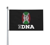 Drapeau extérieur Burundi « It's in MyFlags » en polyester robuste double face de 90 x 150 cm pour décoration de jardin, maison, festival, extérieur