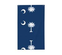 Drapeau extérieur de la Caroline du Sud - Drapeaux pour l'extérieur avec image personnalisée pour décoration de maison