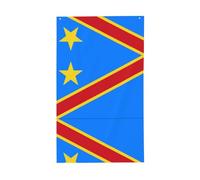 Drapeau extérieur du Congo - Drapeaux pour l'extérieur avec impression d'image personnalisée pour décoration de maison
