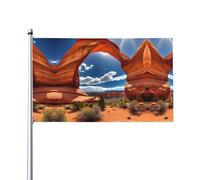 Drapeau extérieur imprimé standard du parc national des Arches, pour terrasse, pelouse, décoration de fête. Affichez fièrement votre style
