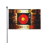 Drapeau festif double face 9,5 x 1,5 m avec œillets pour décoration d'intérieur et d'extérieur