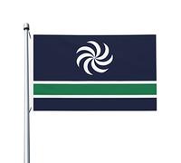 Drapeau fictif double face du Lazistan Drapeau Durable Extérieur 3x5 Pieds Drapeau Bannières Patio Intérieur Drapeaux Décoratifs Drôles 3by5 Home Party Flags