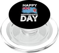 Drapeau fidjien de l'île Fidji Happy Independence Day PopSockets PopGrip pour MagSafe