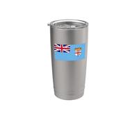 Drapeau fidjien des Fidji Gobelet isotherme en acier inoxydable double paroi