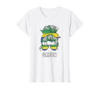 Drapeau fille du Gabon Africain T-Shirt