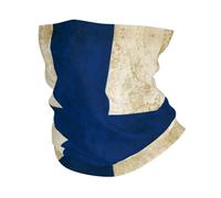 Drapeau Finlandais Vintage Bandeaux Séchage Rapide Tube Bandeaux Étanche À La Poussière Bandeau Magique pour Ski Randonnée Course À Pied 26X30CM