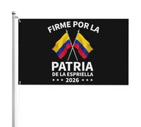 Drapeau Firme Por La Patria Abelardo De La Espriella 90 x 150 cm, impression recto-verso, grande bannière exté