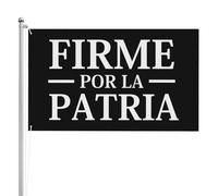 Drapeau Firme Por La Patria Abelardo De La Espriella 90 x 150 cm, impression recto-verso, grande bannière exté