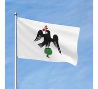 Drapeau Flag De La Valachie Drapeau De Bienvenue Renforcé Avec Couleurs Resistant Exterieur Bannière À Œillets, Pour Les Bureaux, Les Défilés, Jardin, 90x150cm