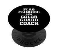 Drapeau Flinger AKA Color Guard Coach Performance Team PopSockets PopGrip Adhésif