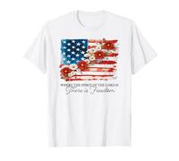 Drapeau floral « Where The Spirit Of The Lord Is There Is There Is » T-Shirt