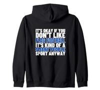 Drapeau Football Is For Smart People Funny Flag Football Sweat à Capuche